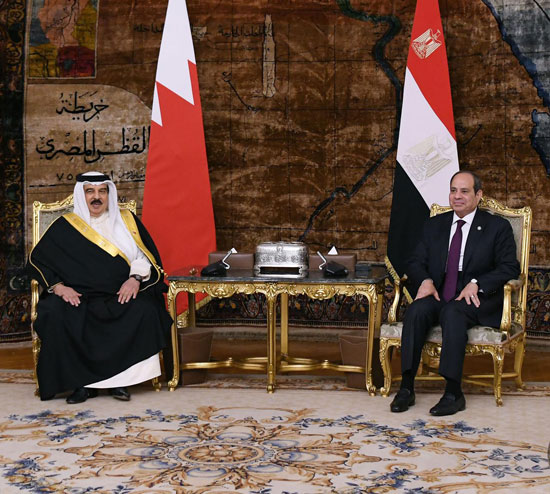 الرئيس السيسى وملك البحرين (2)