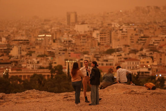 تلوث الهواء فى اليونان