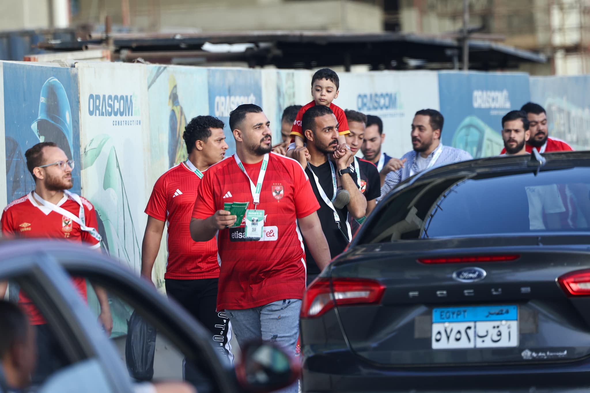 جمهور الأهلي في الطريق لأستاد القاهرة لحضور مباراة مازيمبي  (13)