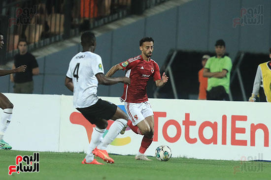أحمد عبد القادر خلال المباراة