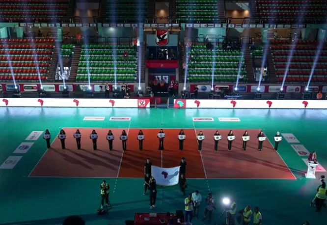 افتتاح بطولة افريقيا لسيدات الكرة الطائرة