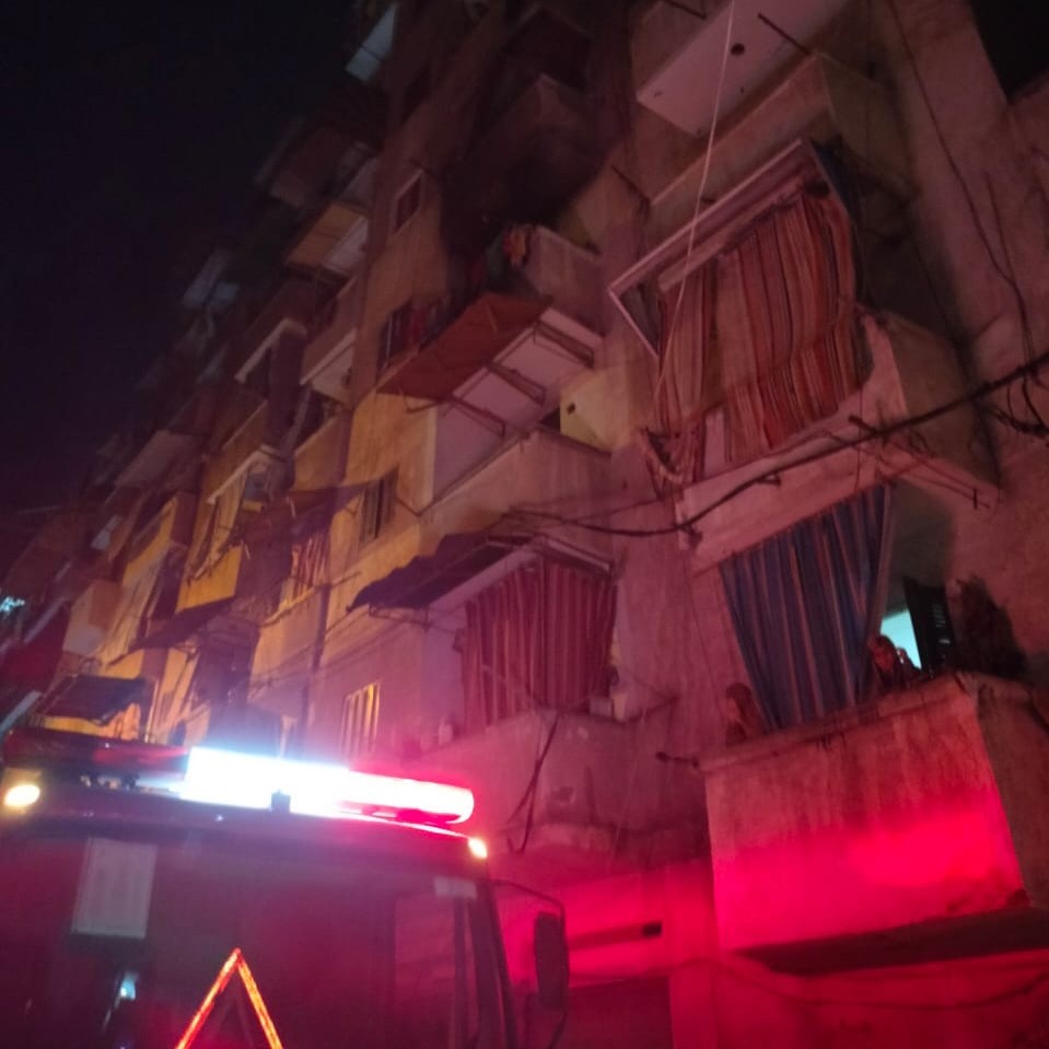 الحماية المدنية تسيطر علي حريق شقة الإسكندرية