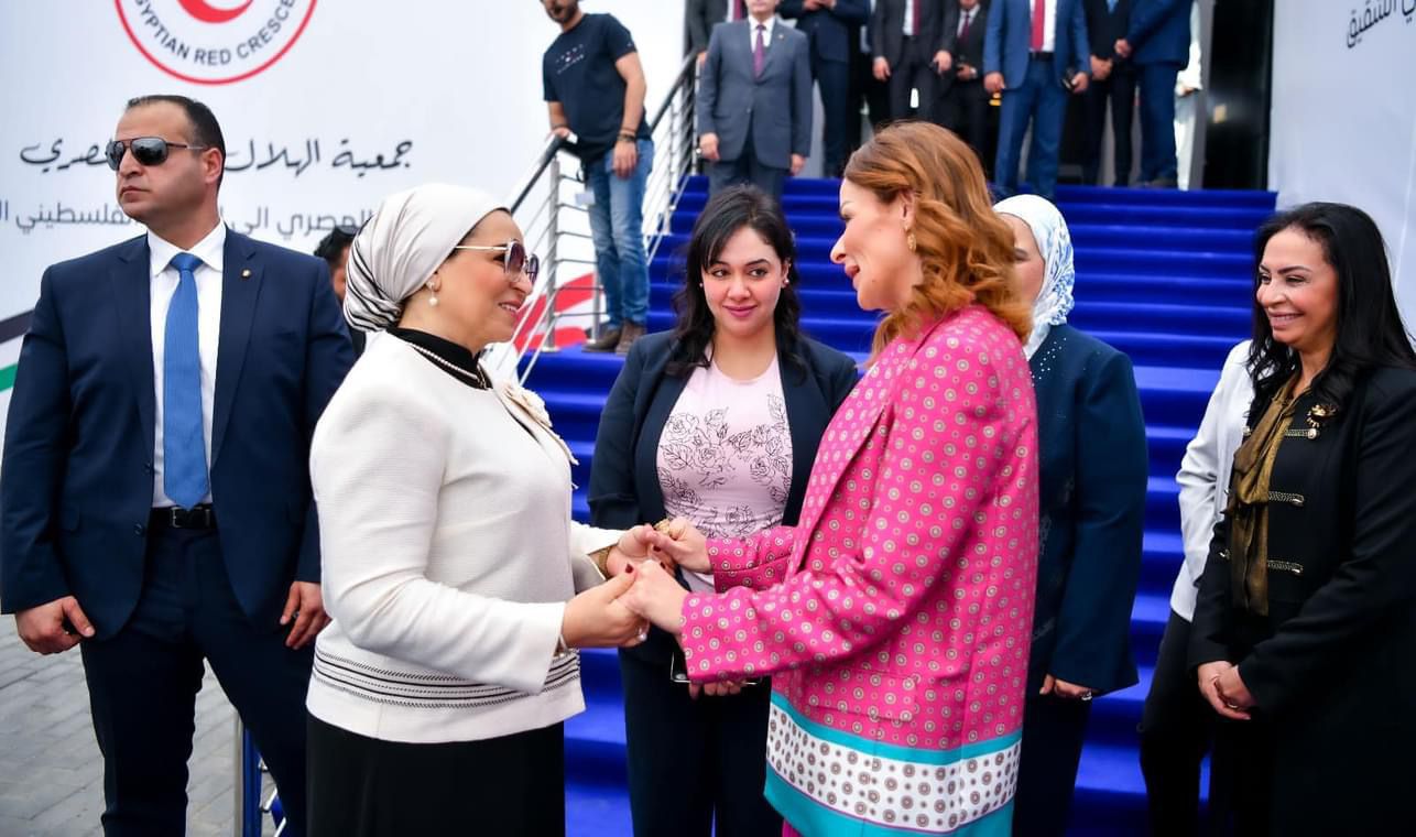 السيدة انتصار السيسى تستقبل حرم رئيس مجلس رئاسة البوسنة والهرسك