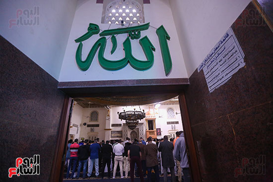 مدخل مسجد مصطفى محمود