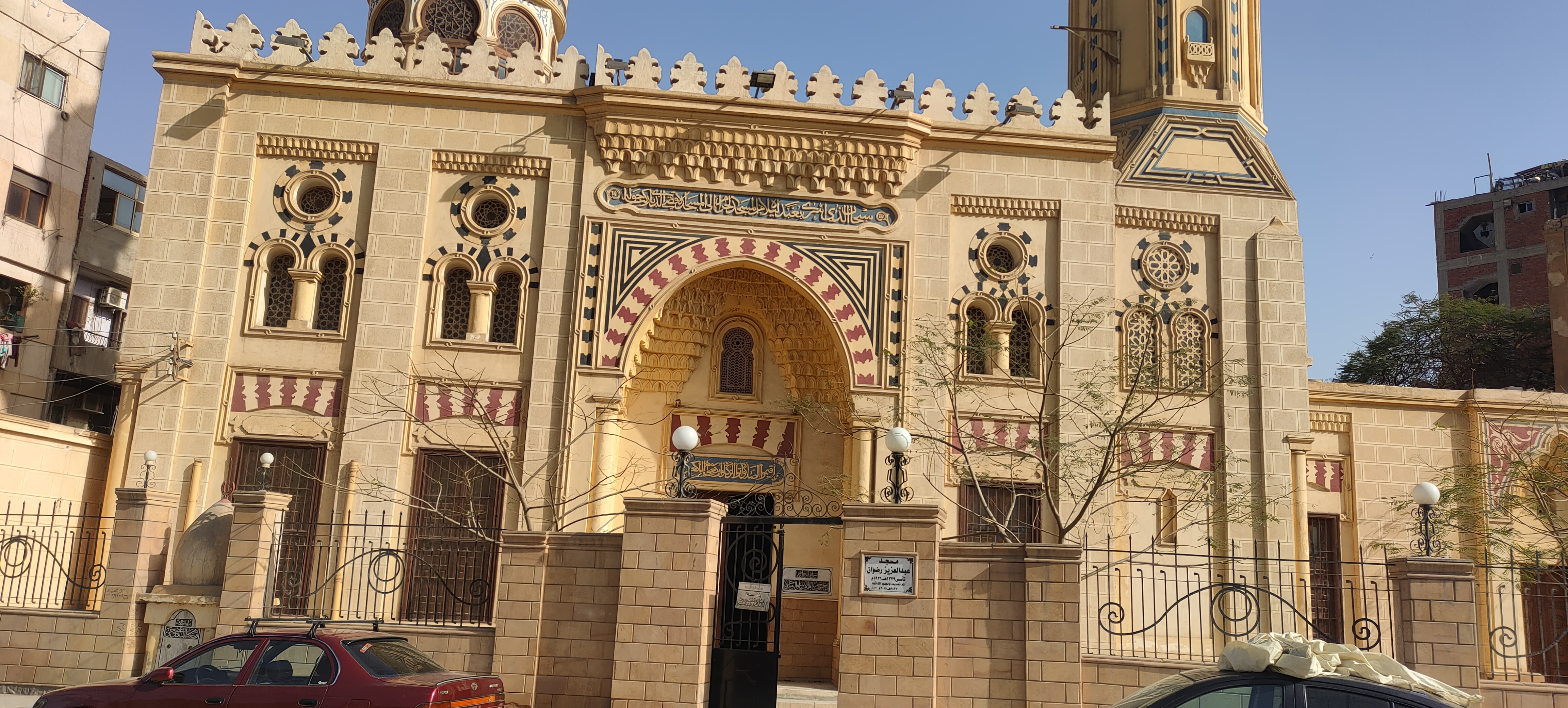 مسجد عبدالعزيز رضوان تحفة معمارية إسلامية (7)