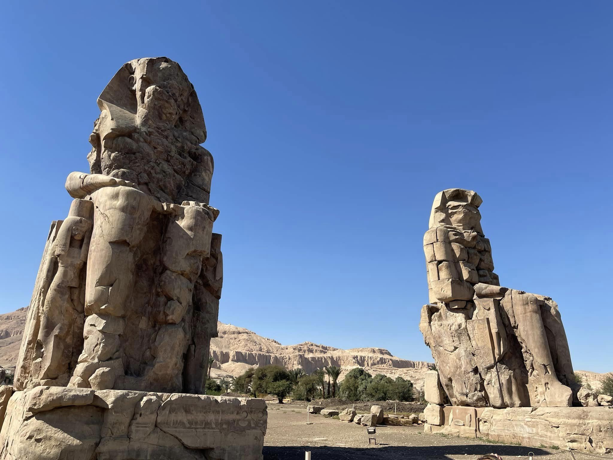 التمثالين يعودان للأسرة الـ18 أقوى أسرة حاكمة فى التاريخ المصرى القديم