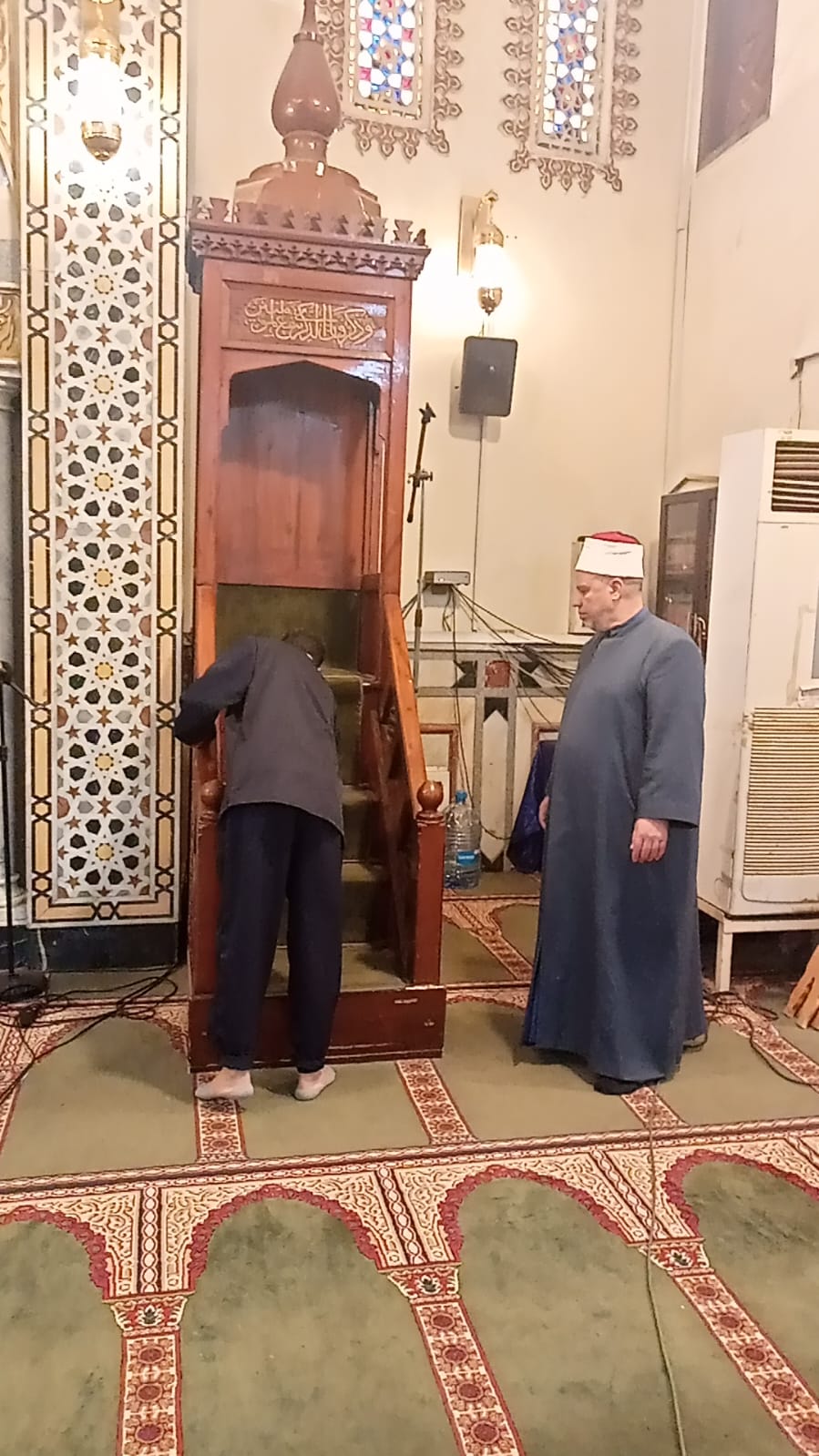 حملات نظافة بمساجد الجيزة استعدادا لعيد الفطر (8)
