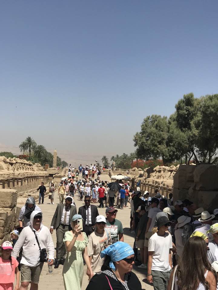 توافد الأفواج السياحية بالأقصر