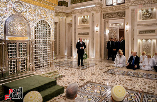 الرئيس السيسي يفتتح مسجد السيدة زينب (4)