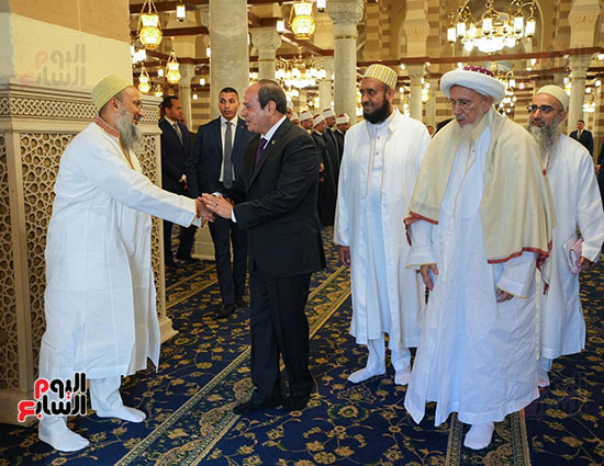 الرئيس السيسي يفتتح مسجد السيدة زينب (3)