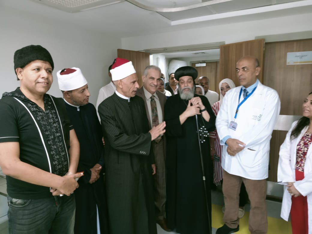 زيارة الوفد المجتمعى للمستشفى