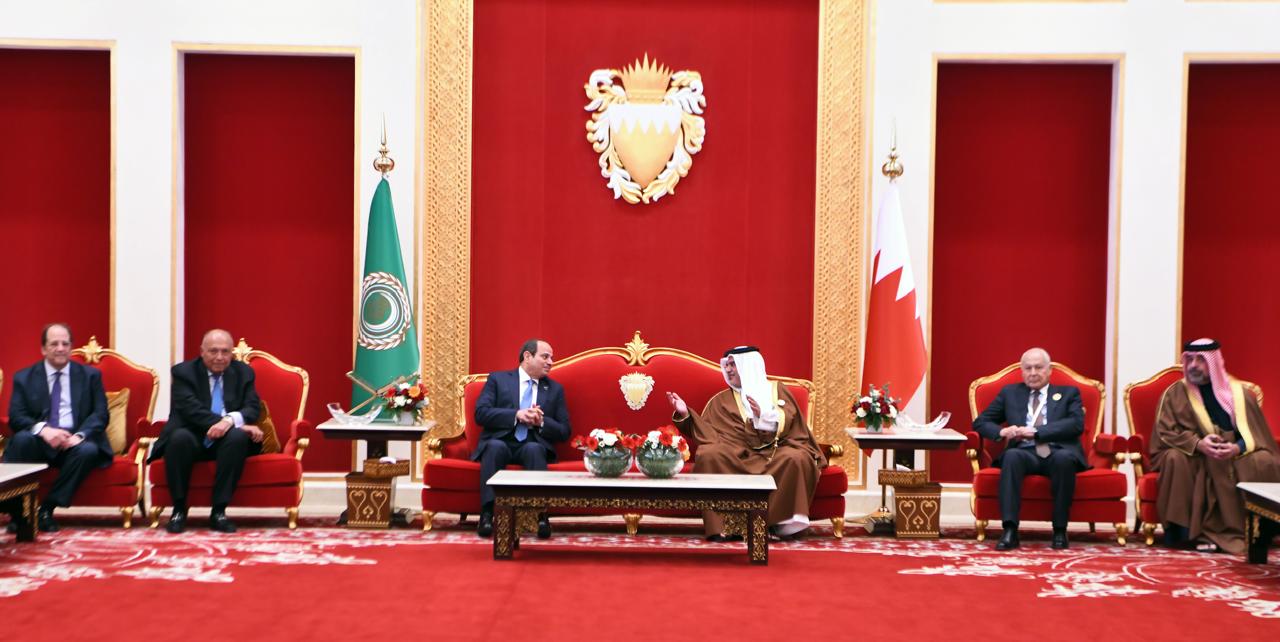 الرئيس السيسى يلتقى ملك البحرين (4)