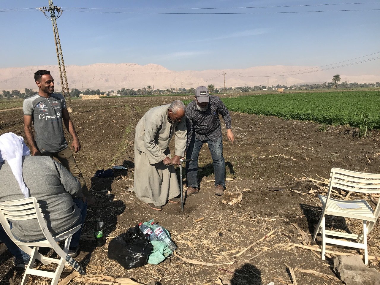 اكتشاف فرع جاف من نهر النيل مدفون بالقرب من الأهرامات (4)