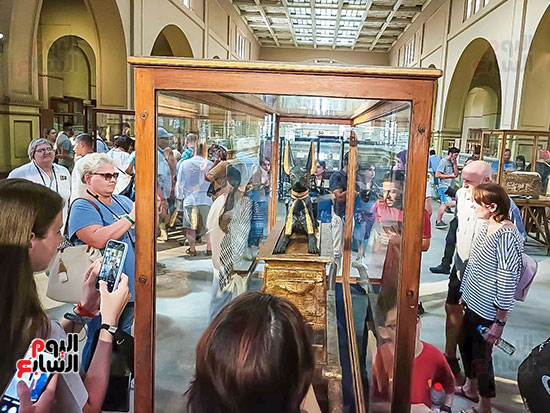 فتح المتحف المصرى بالمجان للزائرين (1)
