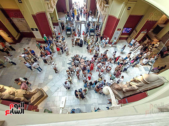 تزايد عدد الاجانب المتحف المصرى