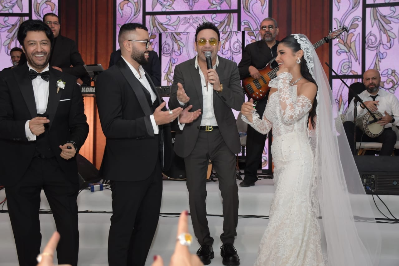 مصطفى قمر وحفل زفاف ابنة سامح يسرى