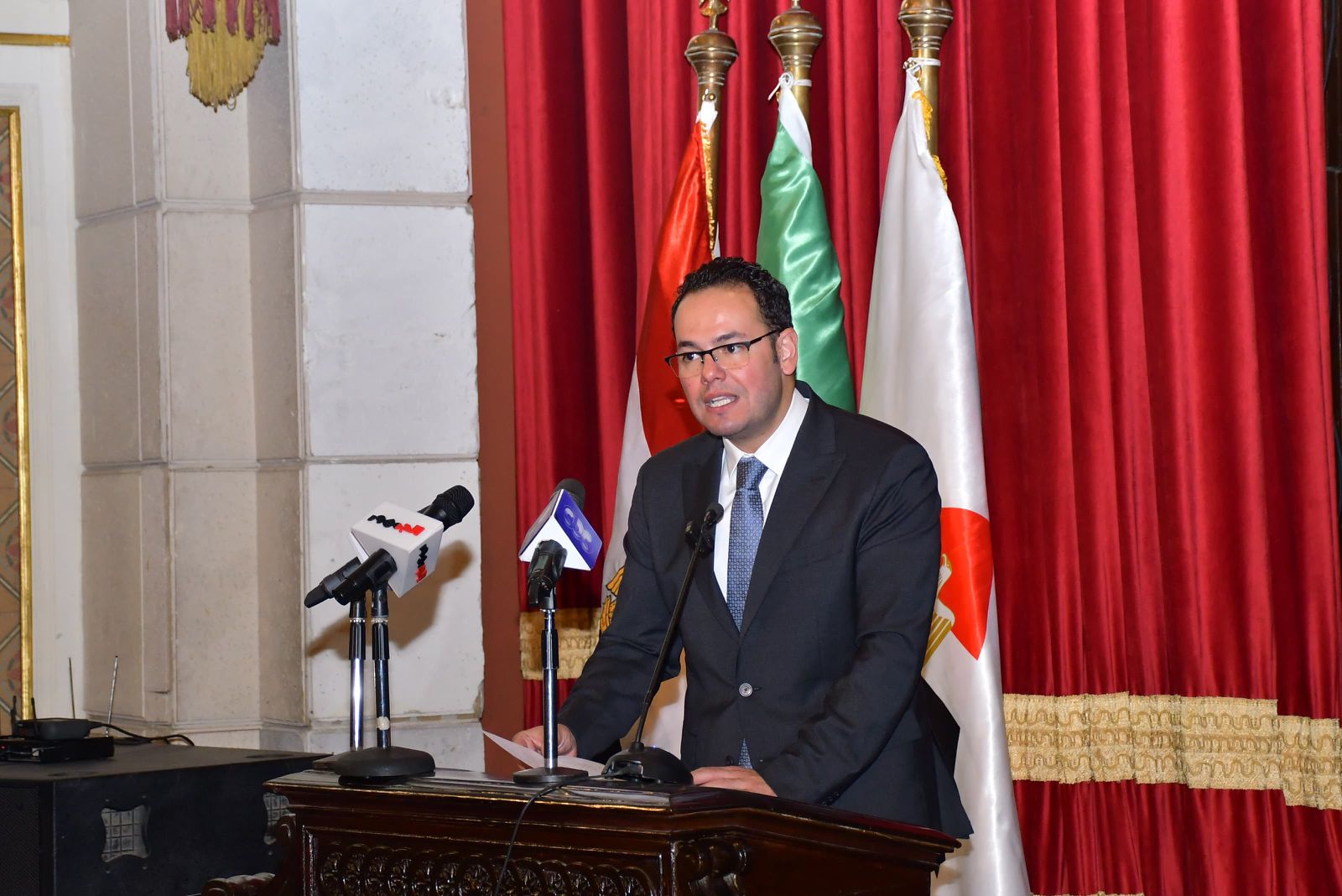الدكتور أسامة الجوهرى مساعد رئيس مجلس الوزراء ورئيس مركز المعلومات