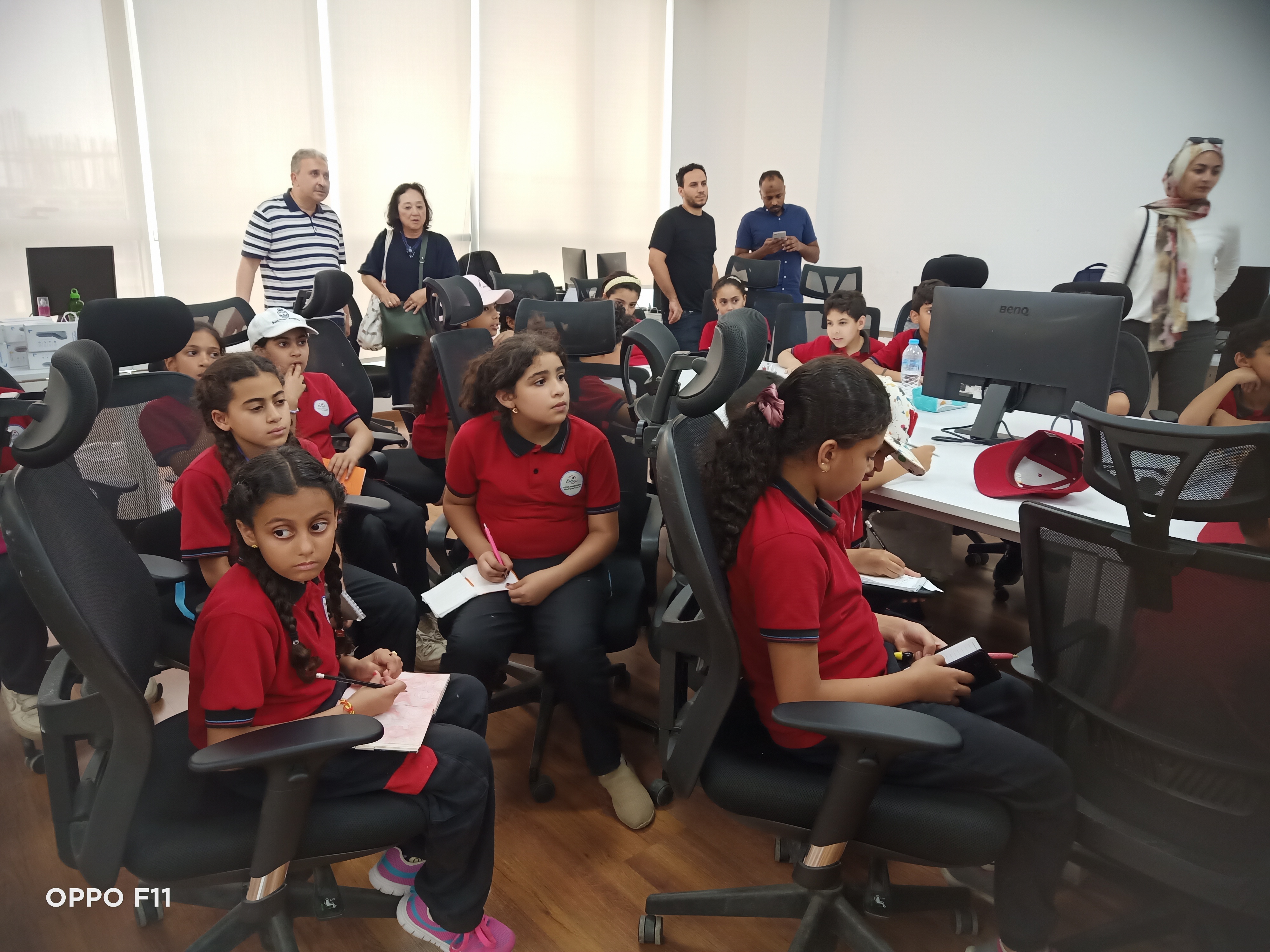 محاضرة لتلاميذ المدارس المصرية اليابانية لشرح علوم البيانات