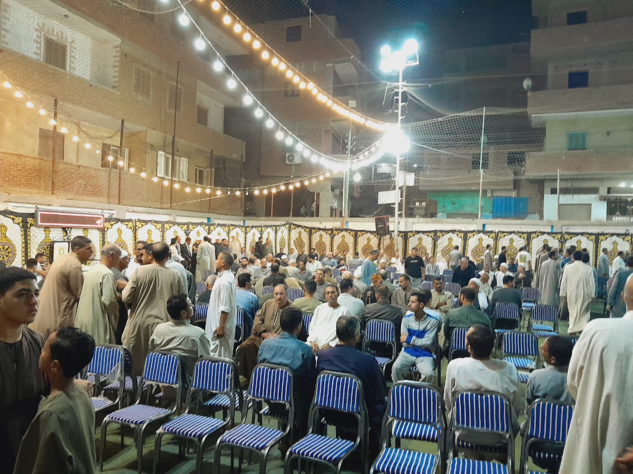 عزاء مجمع بالقناطرين لضحايا معدية ابو غالب (1)