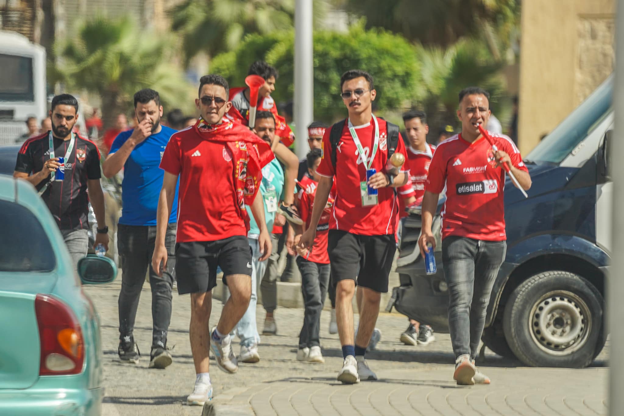 جمهور الأهلي يتجه لحضور مباراة الترجي في استاد القاهرة