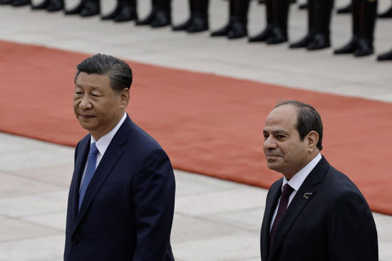الرئيس المصرى والرئيس الصينى