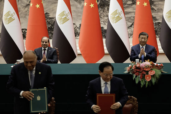 توقيع اتفاقيات بين مصر والصين