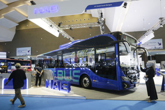 حافلة كهربائية صينية من إنتاج شركة MAB