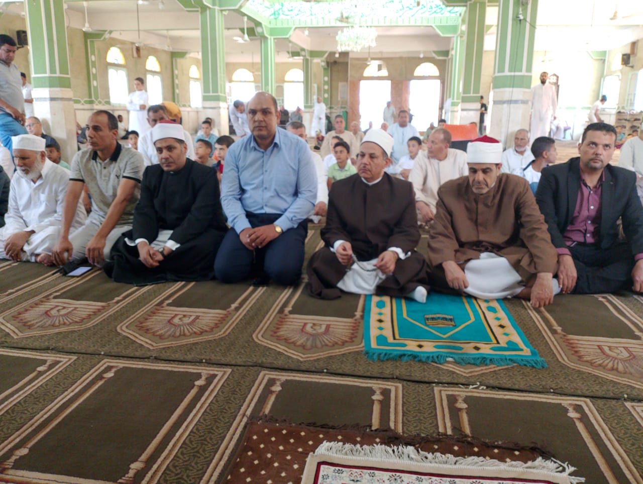 خلال افتتاح المسجد