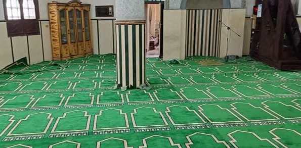 فرش مسجد الإمام الحسين بن على بعزبة الخزان باسنا