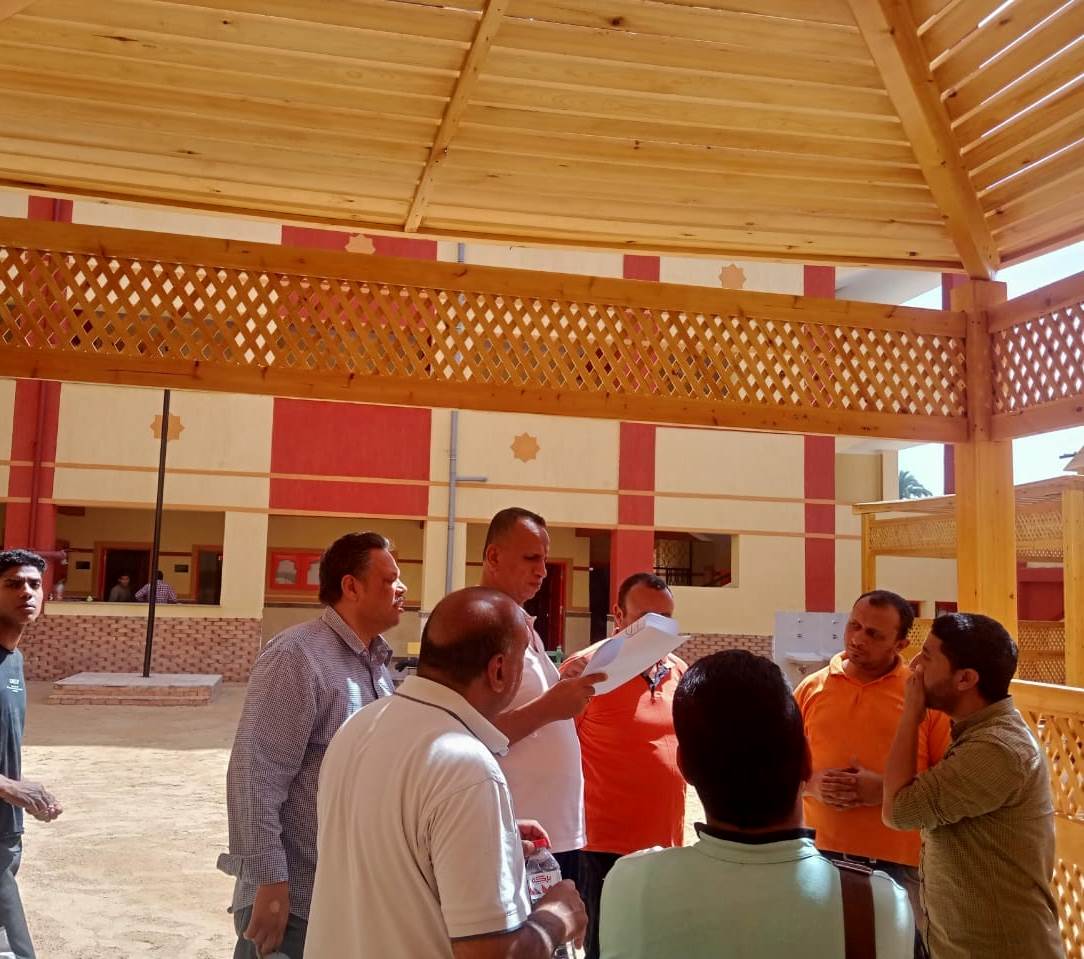 إنهاء إستلام إبتدائي لرفع كفاءة معهد فتيات منشأة العمارى