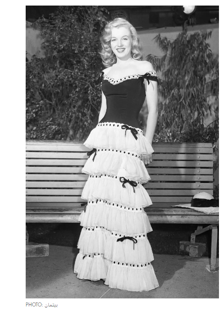 مارلين مونرو في بداية مسيرتها السينمائية عام 1947
