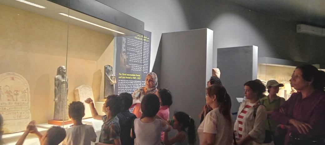 جولة للأطفال بنمتحف كفر الشيخ