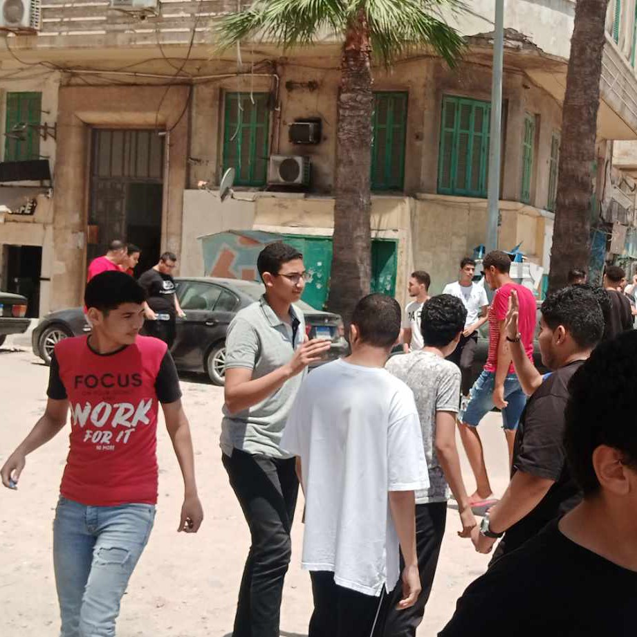 ارتياح بين طلاب الثانوية العامة في الاسكندرية