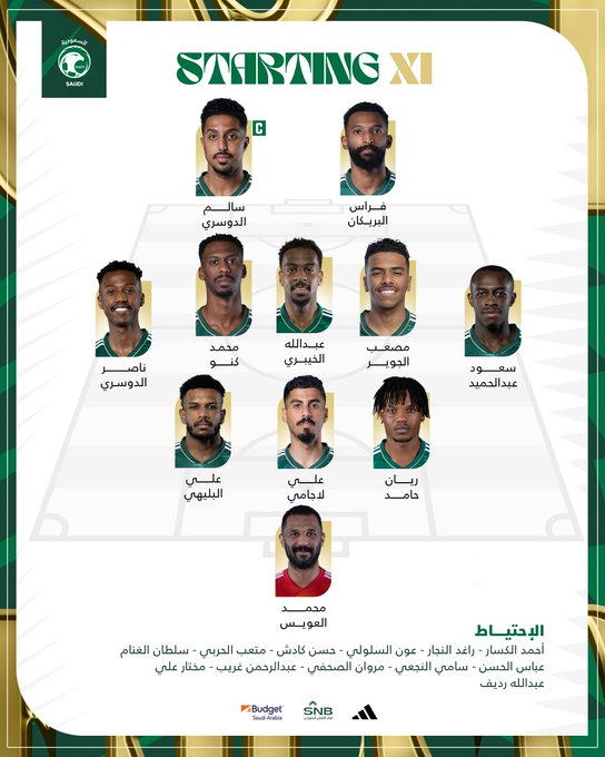 منتخب السعودية ضد الأردن