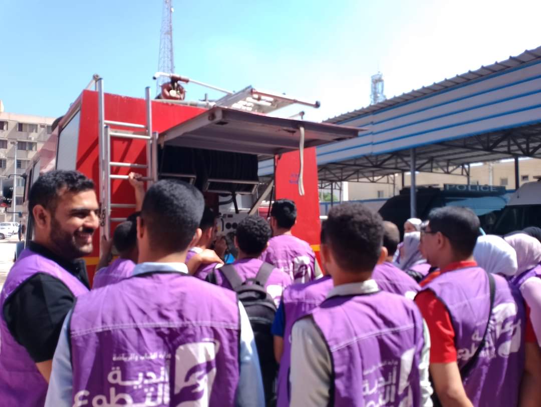 دورة تدريبية لمواجهة الأزمات والكوارث بالتعاون مع الحماية المدنية لأعضاء أندية التطوع بكفر الشيخ