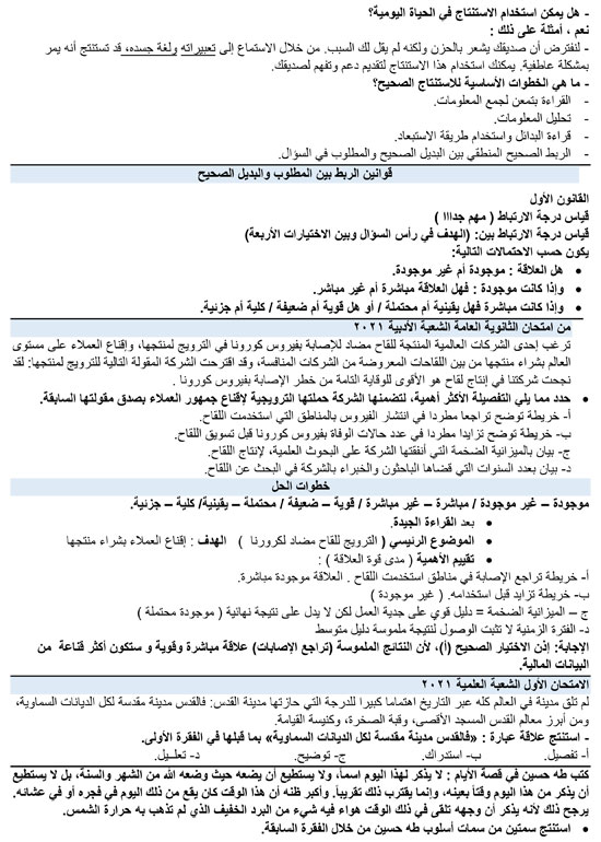 خلاصة اللغة العربية (2)