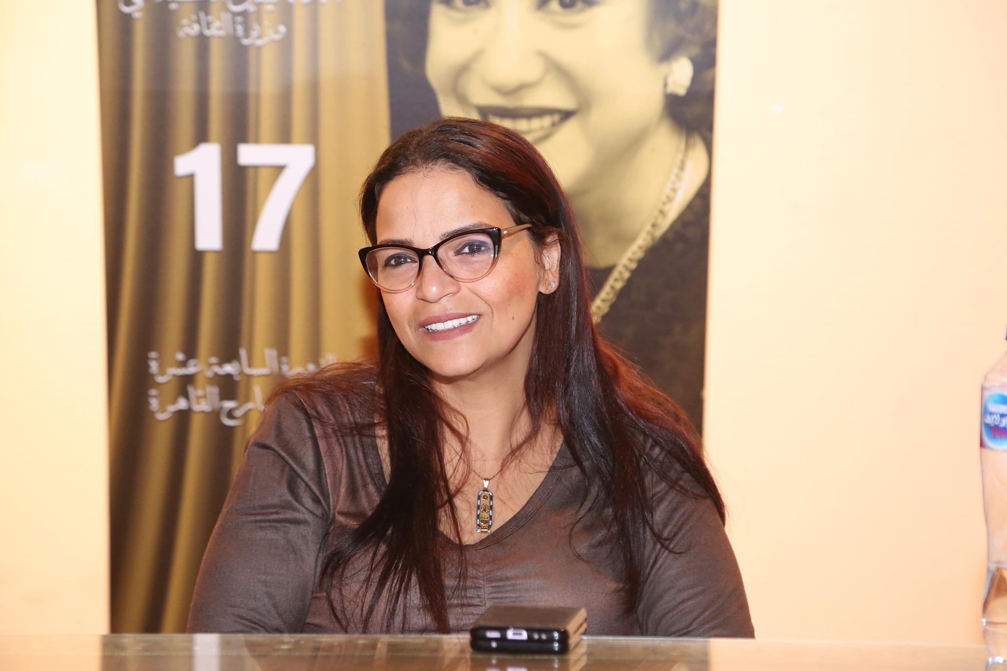الدكتورة هنادي عبد الخالق مدربة ورشة التمثيل