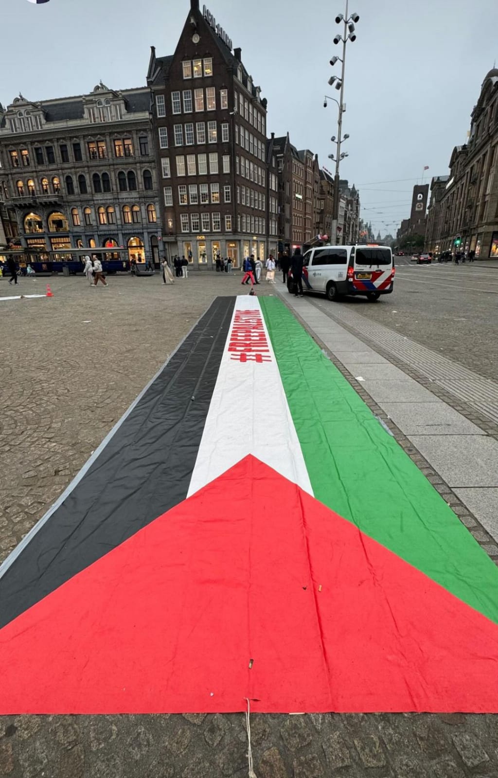 علم فلسطين في هولندا