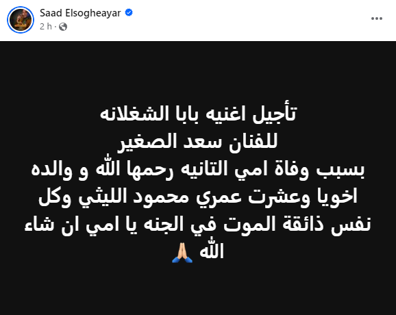 تغريدة سعد الصغير