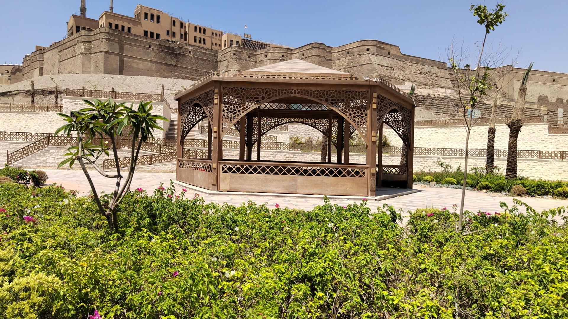 أعمال تطوير المناطق المحيطة بقلعة صلاح الدين