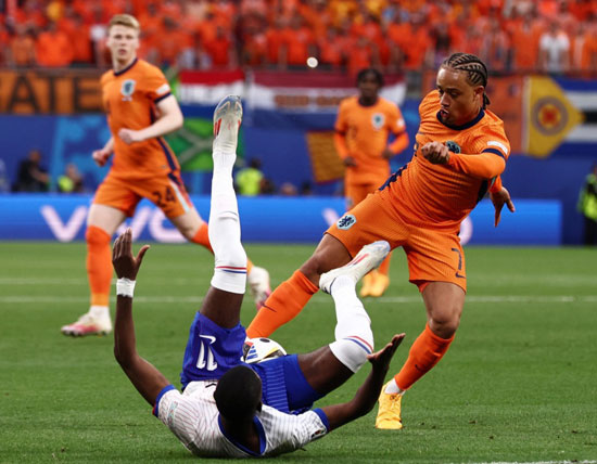 مباراة هولندا وفرنسا فى يورو 2024