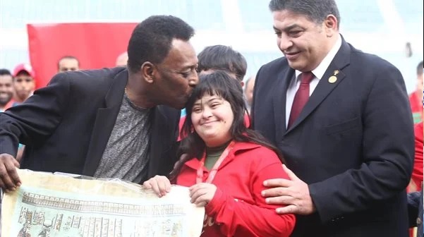 بيليه يدعم الاولمبياد الخاص