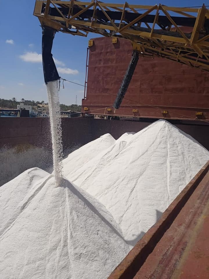 من مراحل تصدير الملح