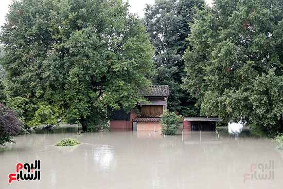 منزل غمرتة مياه الفيضانات