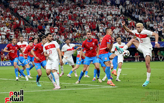 مباراة جمهورية التشيك وتركيا فى يورو  2024