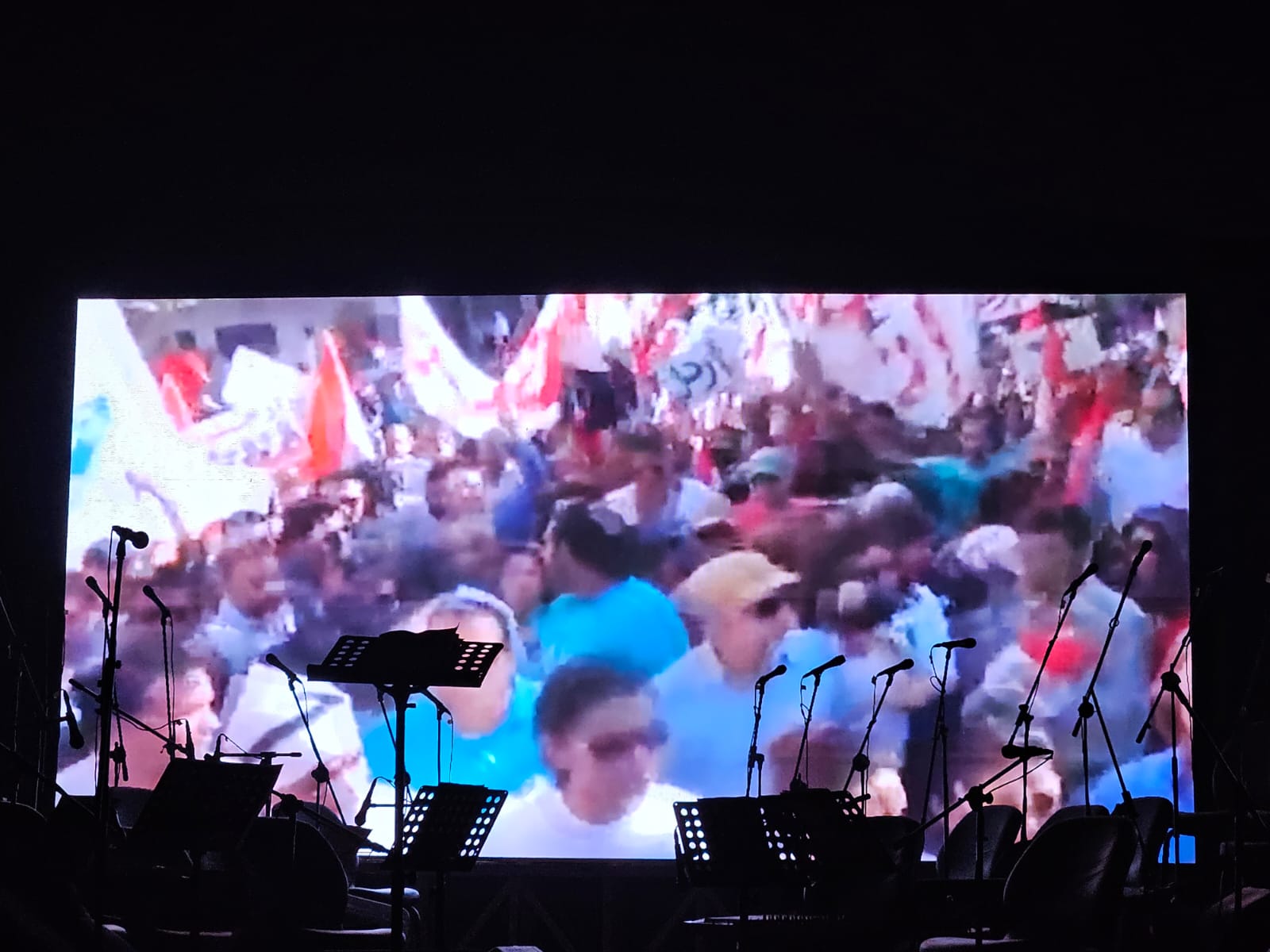 عرض فيلماً عن اعتصام المثققين وقت ثورة 30 يونيو بمسرح السامر (12)