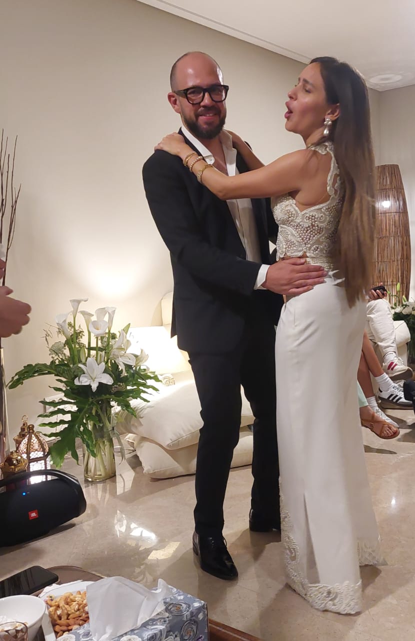 جميلة عوض وأحمد حافظ يحتفلان بزواجهما.. وعمرو يوسف شاهد (14)