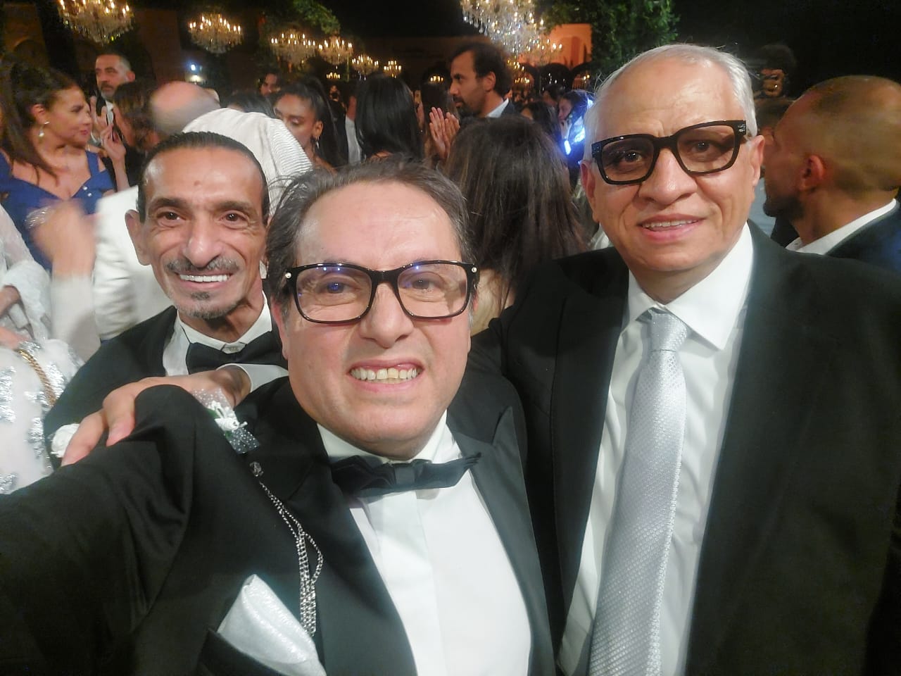 عادل وعلاء عوض مع السبكي