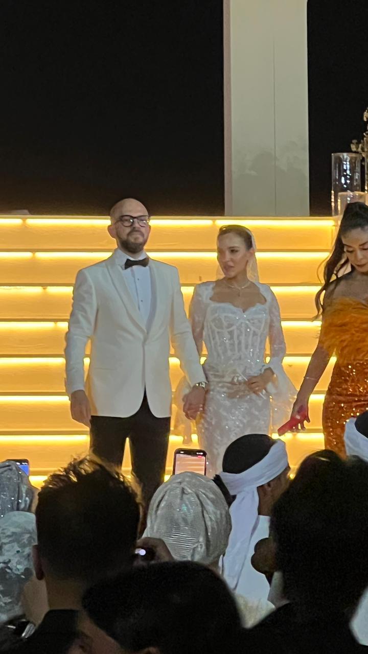الفنانة جميلة عوض والمونتير احمد حافظ
