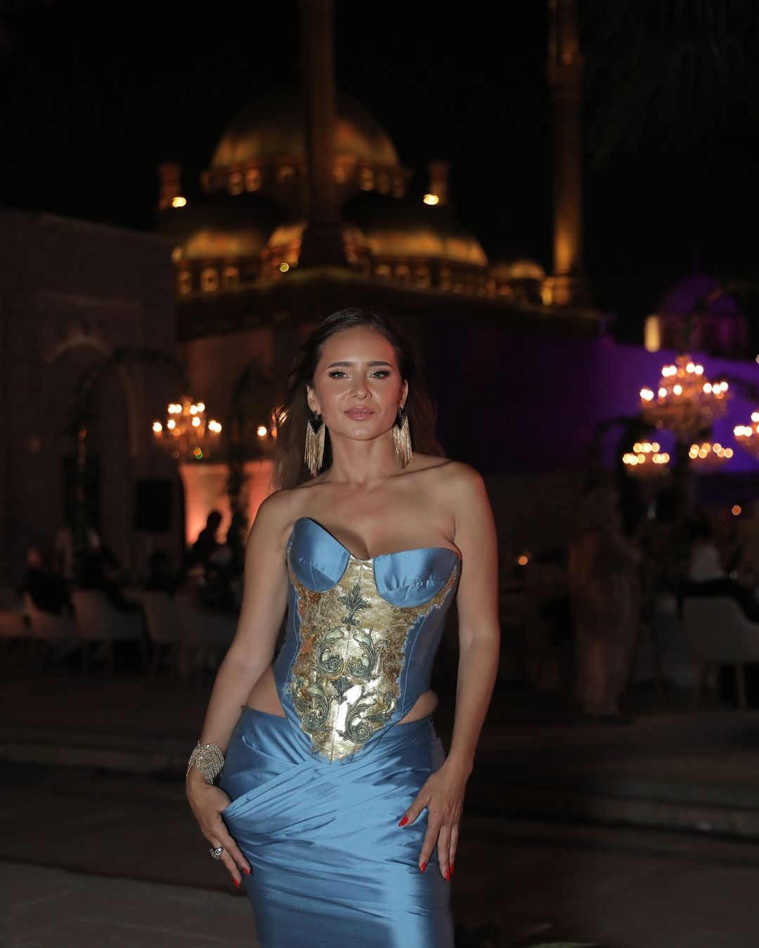 نيللي كريم في حفل زفاف جميلة عوض (2)